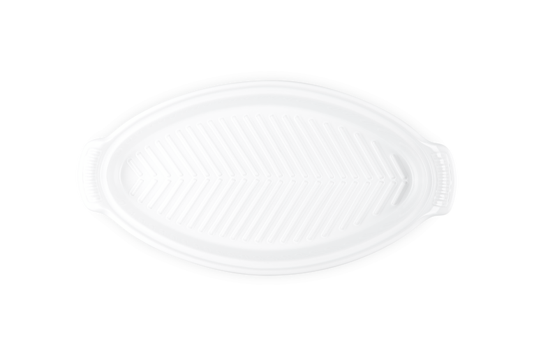 ﻿Le Creuset Fischbackform Tradition mit Deckel aus Steinzeug Räumungsverkauf