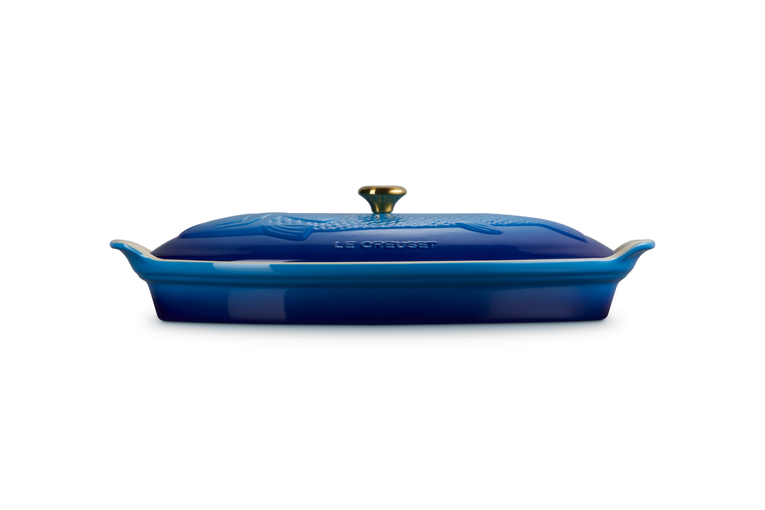 Le Creuset Fischbackform Tradition mit Deckel aus Steinzeug Riesige Ersparnisse
