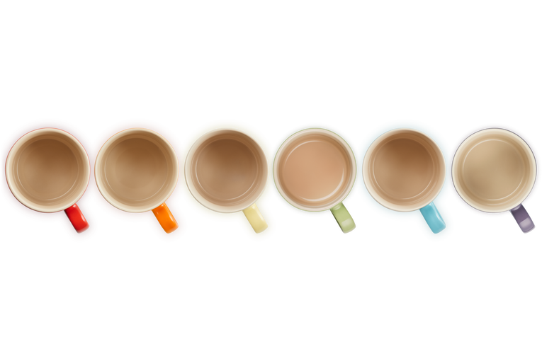 Le Creuset 6er-Set Becher Rainbow III aus Steinzeug Fabrik Onlineshop
