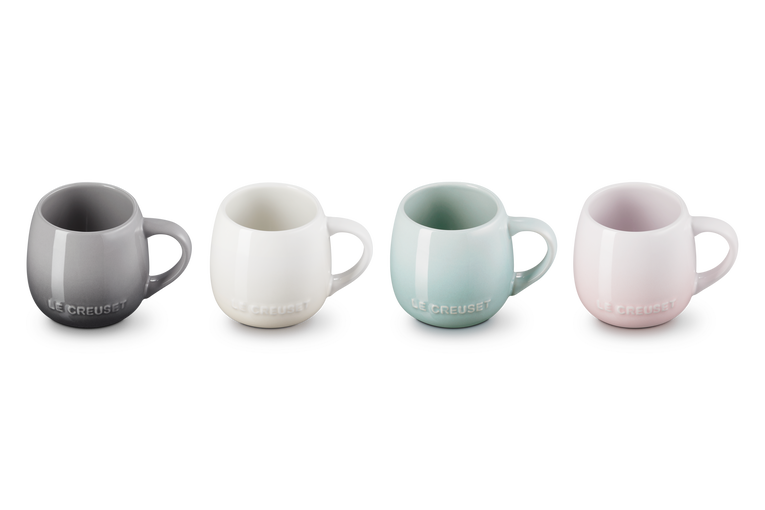 Le Creuset 4er-Set Becher Coupe aus Steinzeug Fabrikpreis