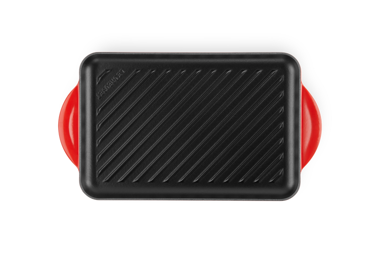 Le Creuset Rechteckige Grillplatte aus Gusseisen Osterangebot