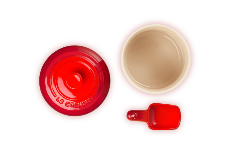 Le Creuset Futter Vorratsdose mit Schäufelchen aus Steinzeug Neuheiten
