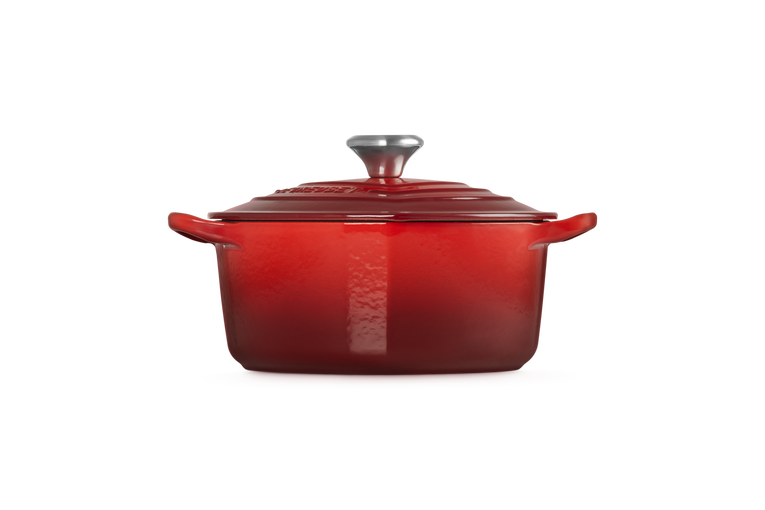 Le Creuset Herzbräter mit Herzknopf aus Gusseisen Neueste Stile