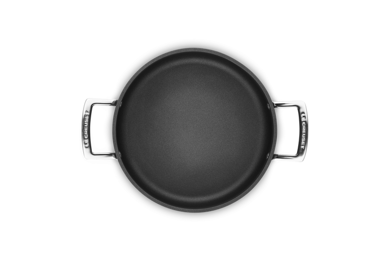 Le Creuset Aluminium-Antihaft Schmorpfanne mit Glasdeckel Im Verkauf