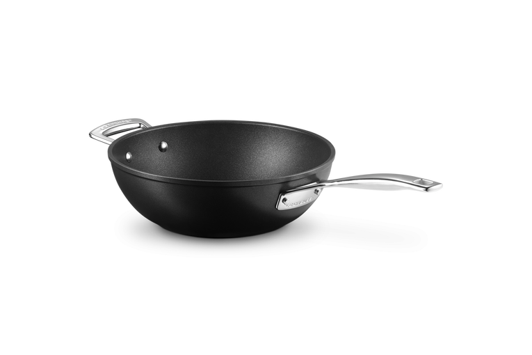 Le Creuset Aluminium-Antihaft Wok-Pfanne mit Gegengriff zollfrei