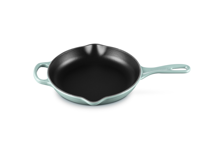 Le Creuset Runde Brat- und Servierpfanne aus Gusseisen Auslauf
