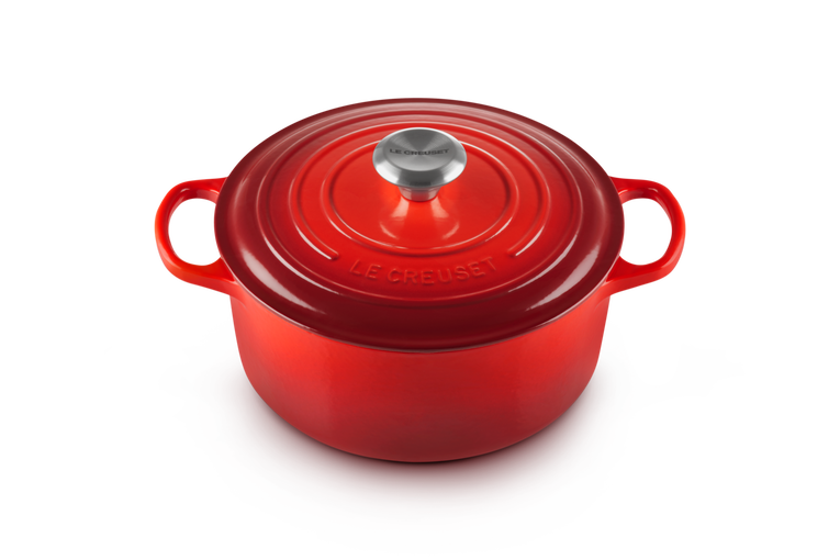 Le Creuset Runder Bräter aus Gusseisen Angebote