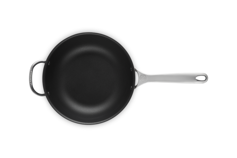 Le Creuset Antihaftbeschichtete Sautépfanne mit Gegengriff aus 3-ply PLUS Edelstahl Schlussverkauf