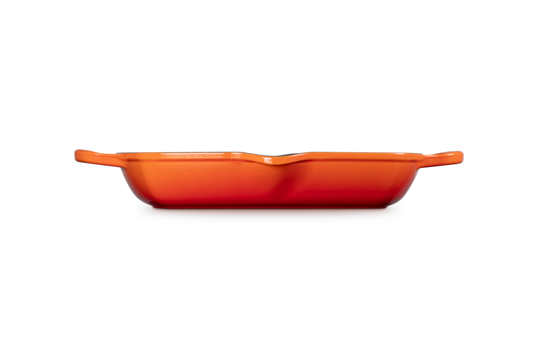 Le Creuset Hohe quadratische Grillpfanne aus Gusseisen Fabrikverkauf