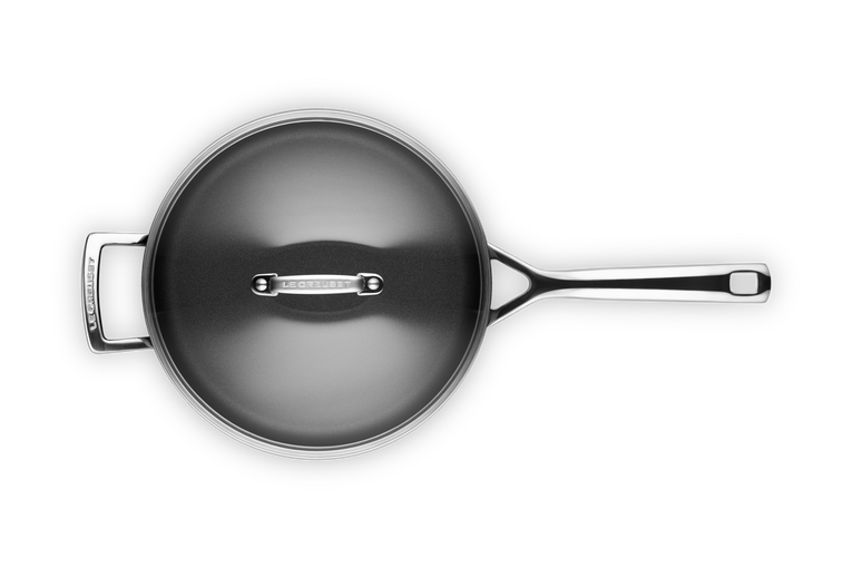 Le Creuset Aluminium-Antihaft Sautépfanne mit Glasdeckel Blitzverkäufe