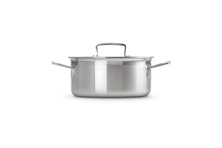 Le Creuset Bratentopf aus 3-ply Edelstahl Rabatt
