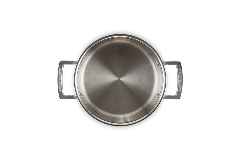 Le Creuset Bratentopf aus 3-ply Edelstahl Rabatt