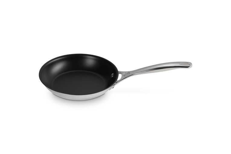 Le Creuset Antihaftbeschichtete flache Pfanne aus 3-ply PLUS Edelstahl Großer Ausverkauf