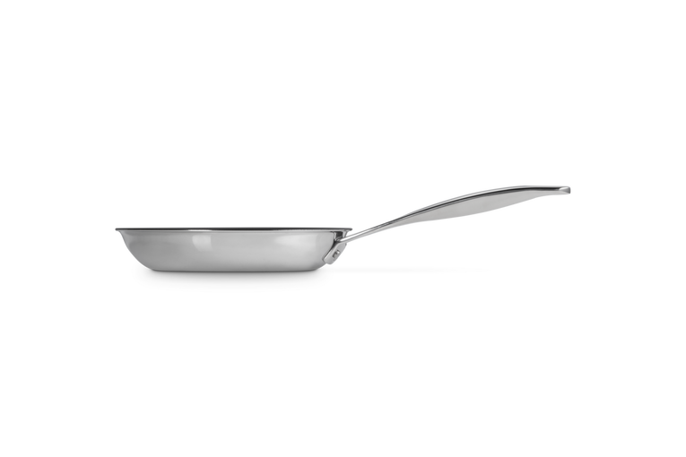 Le Creuset Antihaftbeschichtete flache Pfanne aus 3-ply PLUS Edelstahl Großer Ausverkauf