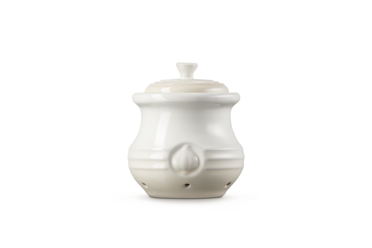Le Creuset Knoblauchbehälter aus Steinzeug Preisnachlass