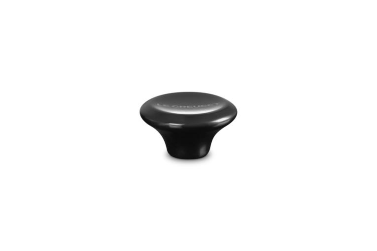Le Creuset Deckelknopf Nickelschwarz Heißer Verkauf