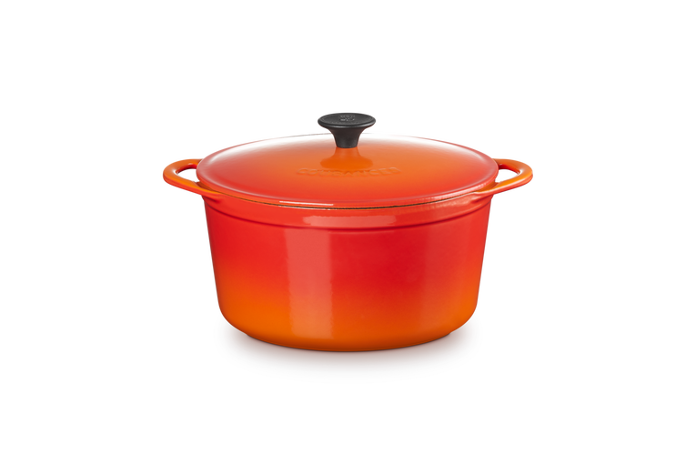 Le Creuset Runder Bräter Cousances aus Gusseisen