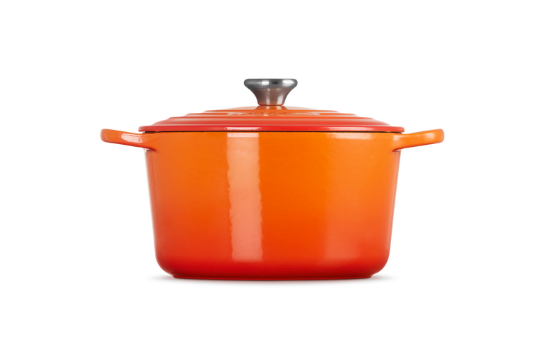 Le Creuset Hoher runder Bräter aus Gusseisen Kostenloser Versand