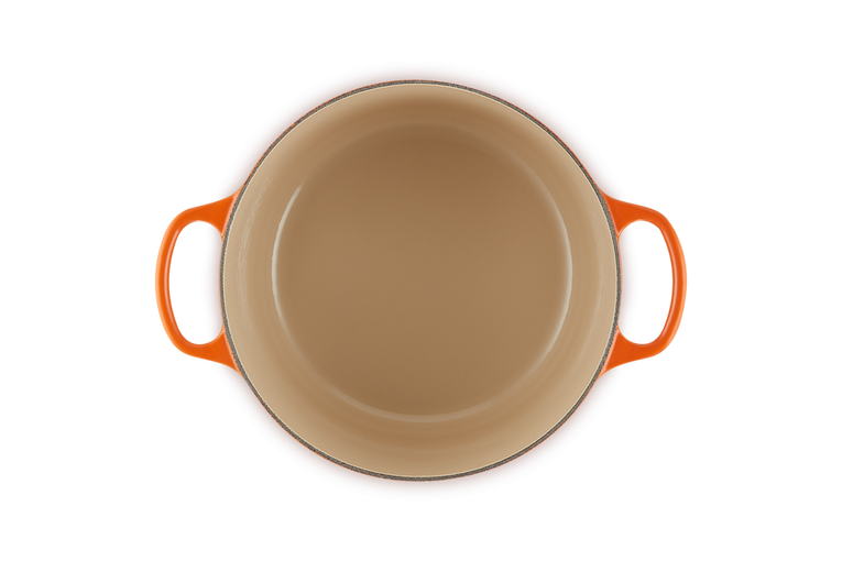 Le Creuset Hoher runder Bräter aus Gusseisen Kostenloser Versand