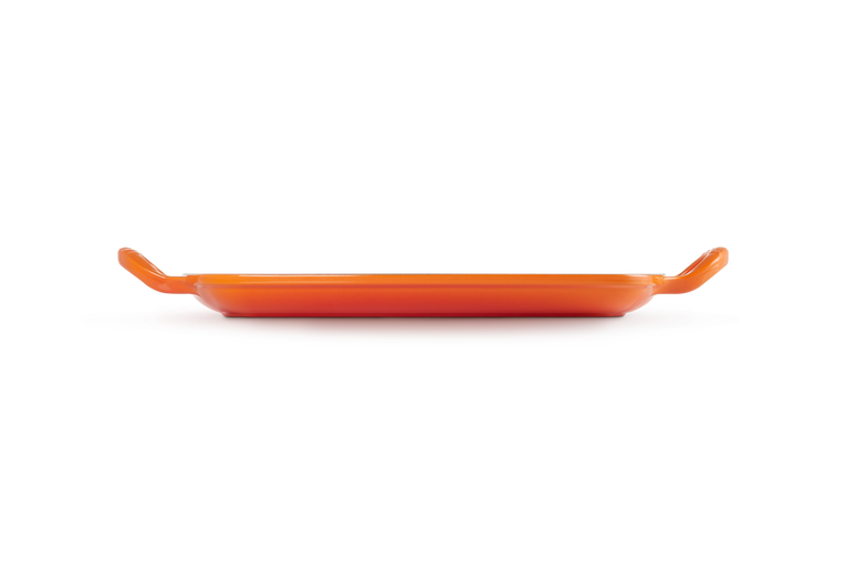 Le Creuset Flache rechteckige Grillplatte aus Gusseisen Fabrikpreis
