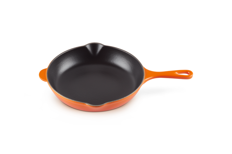 Le Creuset Runde Brat- und Servierpfanne Cousances aus Gusseisen Saisonschlussverkauf