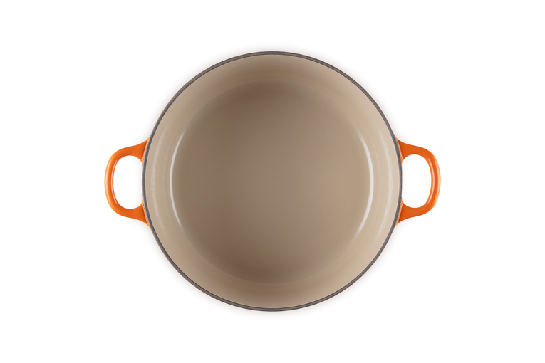 Le Creuset Runder Bräter aus Gusseisen mit Glasdeckel Top Angebot