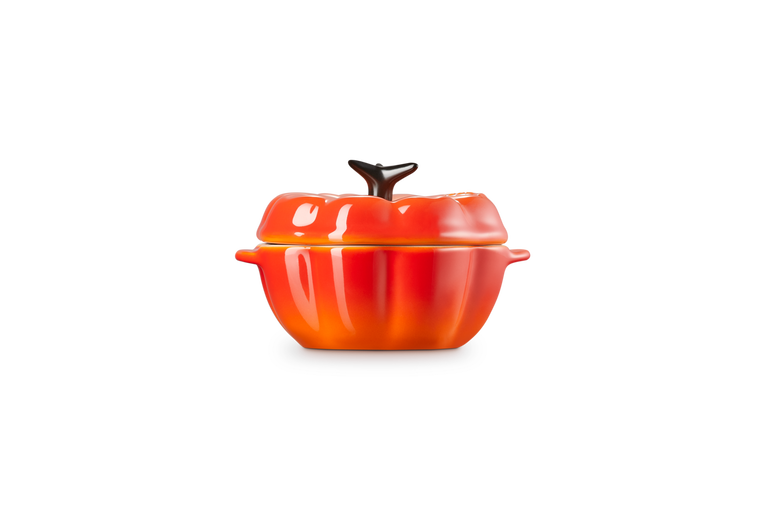 Le Creuset Kürbisförmchen mit Deckel aus Steinzeug Online Outlet