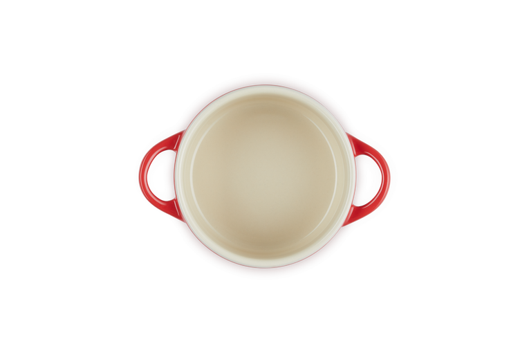 Le Creuset Mini-Cocotte aus Steinzeug mit goldenem Herzknauf Blitzangebot