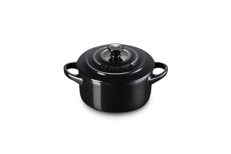 Le Creuset Mini Cocotte mit farbigem Knauf aus Steinzeug VIP-Rabatte
