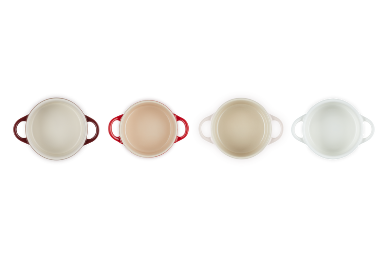 Le Creuset 4er-Set Mini-Cocottes Petits Fours aus Steinzeug Begrenzte Freigabe