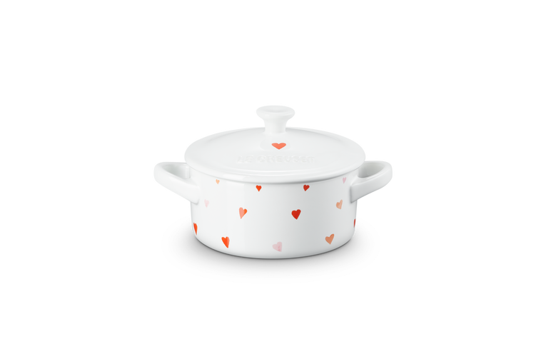 Le Creuset Mini Cocotte Hearts aus Steinzeug