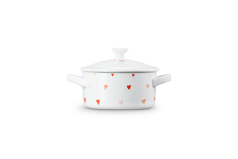 Le Creuset Mini Cocotte Hearts aus Steinzeug Clearance-Verkauf