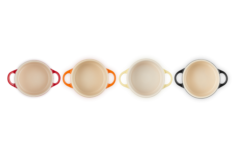 Le Creuset 4er-Set Mini Cocottes Feuer und Flamme aus Steinzeug Speichern exportieren