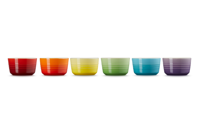 Le Creuset 6er-Set Mini Förmchen Rainbow III aus Steinzeug 2025