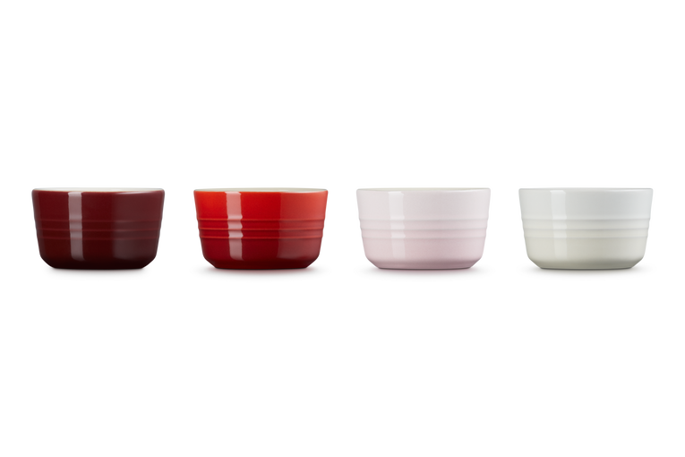Le Creuset 4er-Set Mini-Förmchen Petits Fours aus Steinzeug Hotsell