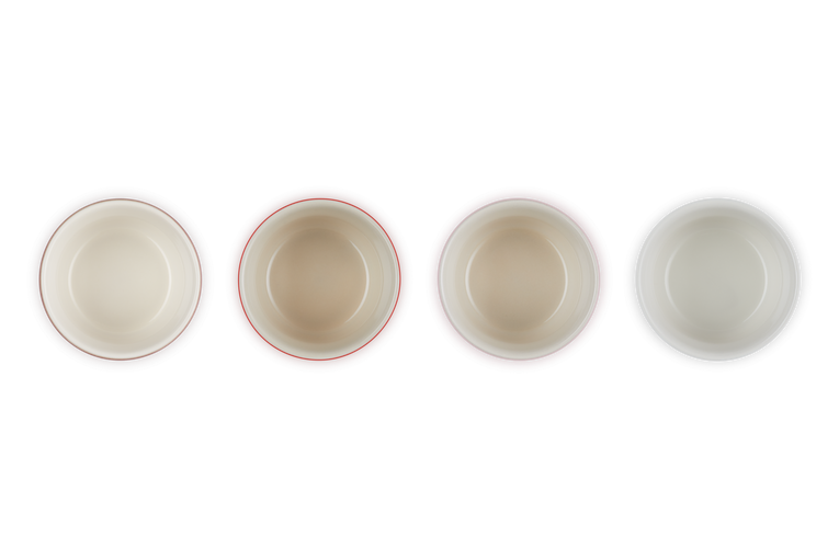 Le Creuset 4er-Set Mini-Förmchen Petits Fours aus Steinzeug Hotsell