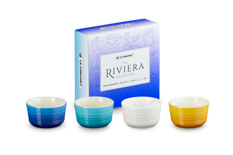 Le Creuset Mini-Förmchen 4er-Set, Riviera