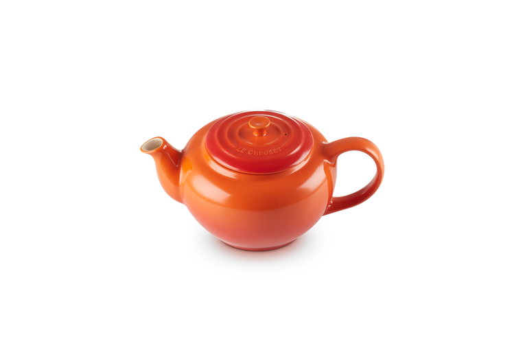 Le Creuset Teekanne aus Steinzeug mit Edelstahl-Siebeinsatz