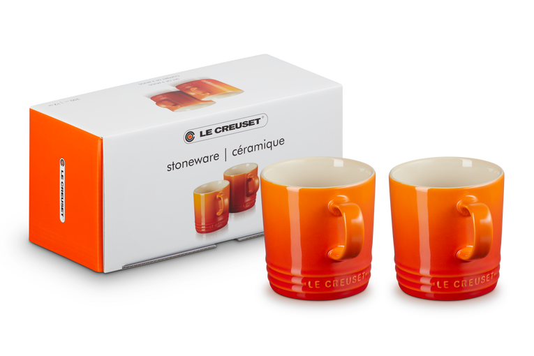 Le Creuset 2er-Set Becher aus Steinzeug Kostenloser Versand international