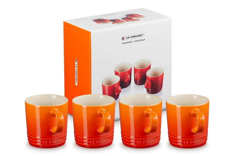 Le Creuset 4er-Set Becher aus Steinzeug Günstiger Verkauf