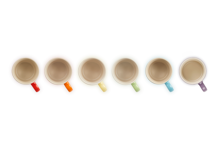 Le Creuset 6er-Set Espressotassen Rainbow III aus Steinzeug Weihnachtsangebot
