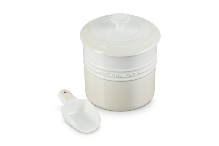 Le Creuset Futter Vorratsdose mit Schäufelchen aus Steinzeug Valentinstagsangebot