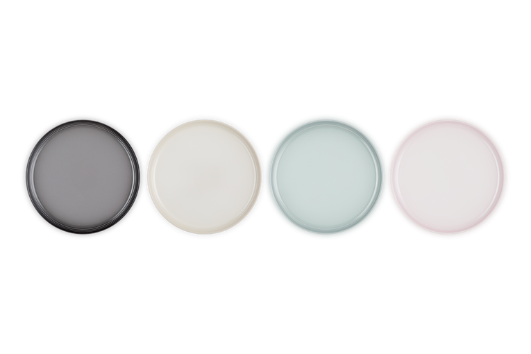 Le Creuset 4er-Set Frühstücksteller Coupe aus Steinzeug VIP-Rabatte