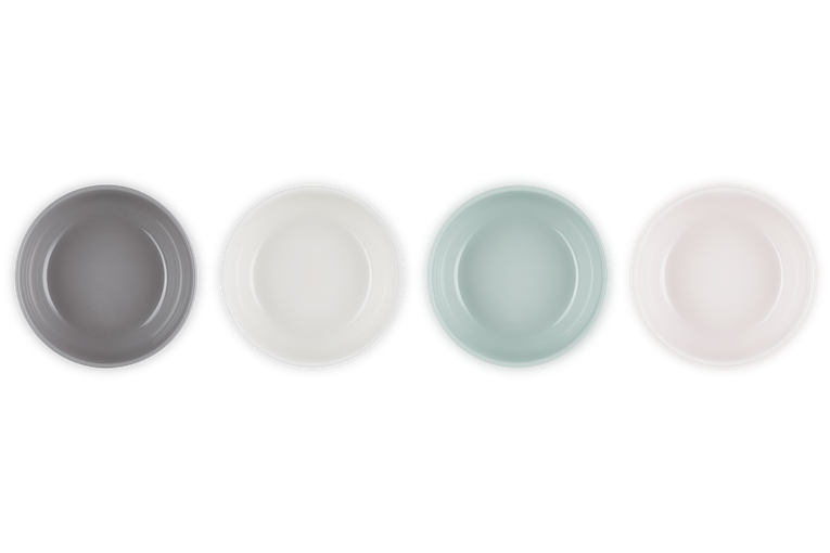 Le Creuset 4er-Set Müslischale Coupe aus Steinzeug Super Sparpreis