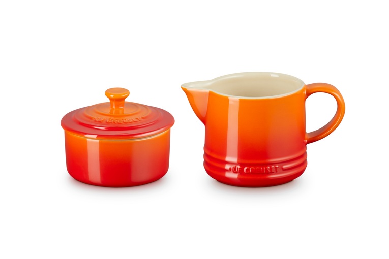 Le Creuset Milch und Zucker Set Signature aus Steinzeug