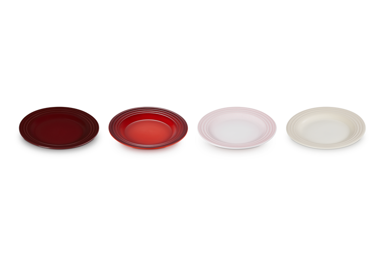 Le Creuset 4er-Set Vorspeisenteller Petits Fours aus Steinzeug Fabrikpreis