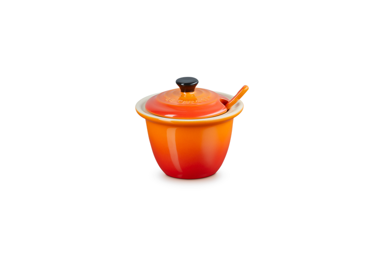 Le Creuset Serviertöpfchen mit Löffel aus Steinzeug Großer Ausverkauf