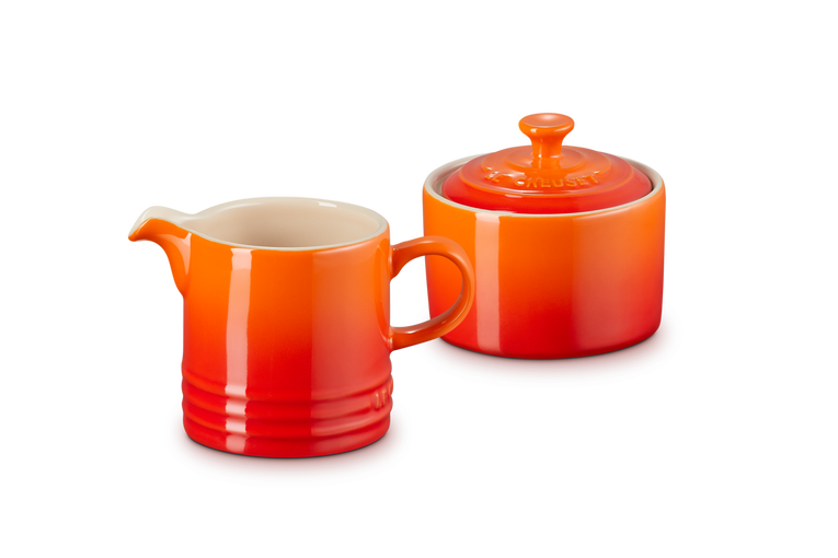 Le Creuset Milch und Zucker Set Signature aus Steinzeug