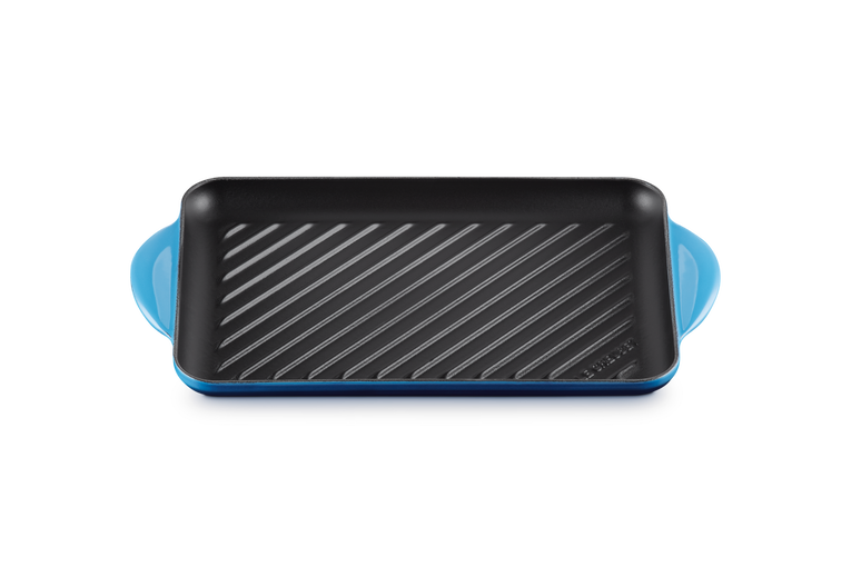 Le Creuset Rechteckige Grillplatte aus Gusseisen Muttertagsangebot