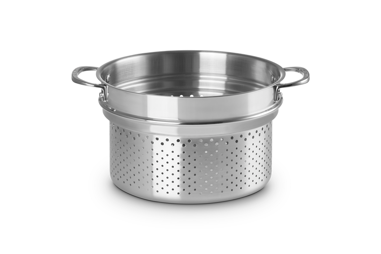 Le Creuset Pastaeinsatz aus 3-ply PLUS Edelstahl